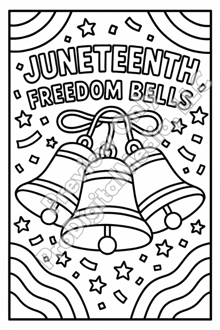 Juneteenth Coloring Book for Kids