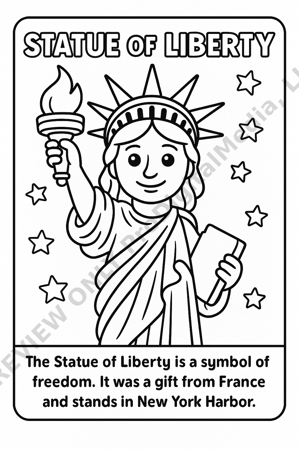 Fourth of July Coloring Book for Kids