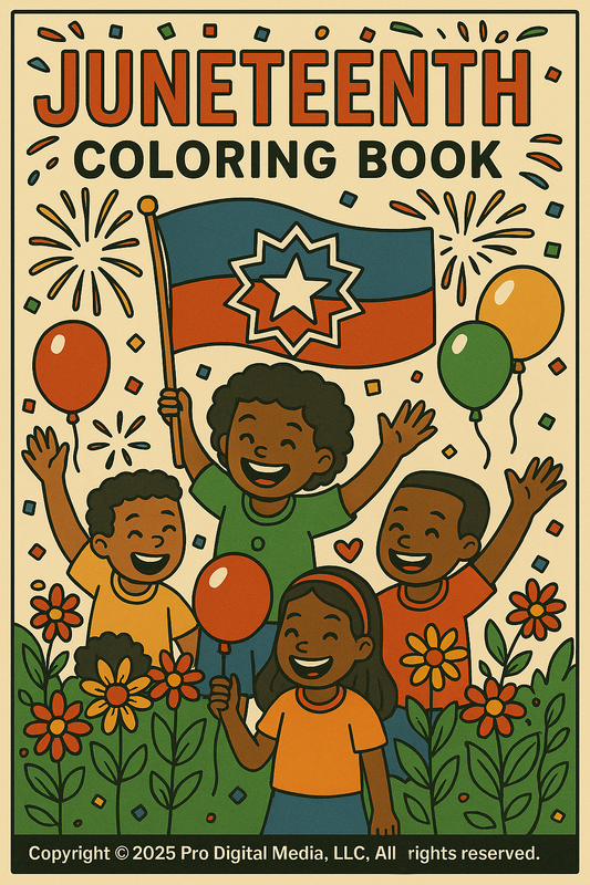 Juneteenth Coloring Book for Kids